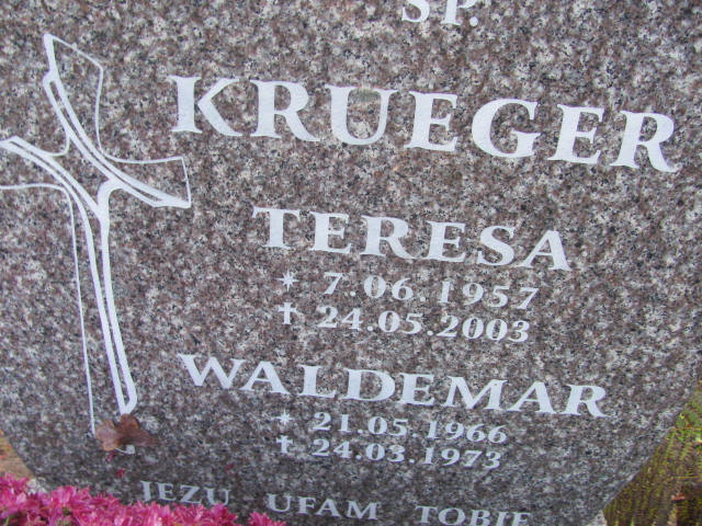 Waldemar KRUEGER 1966 Słupsk - Grobonet - Wyszukiwarka osób pochowanych
