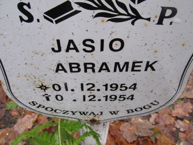 Jan ABRAMEK 1954 Słupsk - Grobonet - Wyszukiwarka osób pochowanych