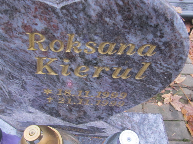 Roksana KIERUL 1999 Słupsk - Grobonet - Wyszukiwarka osób pochowanych