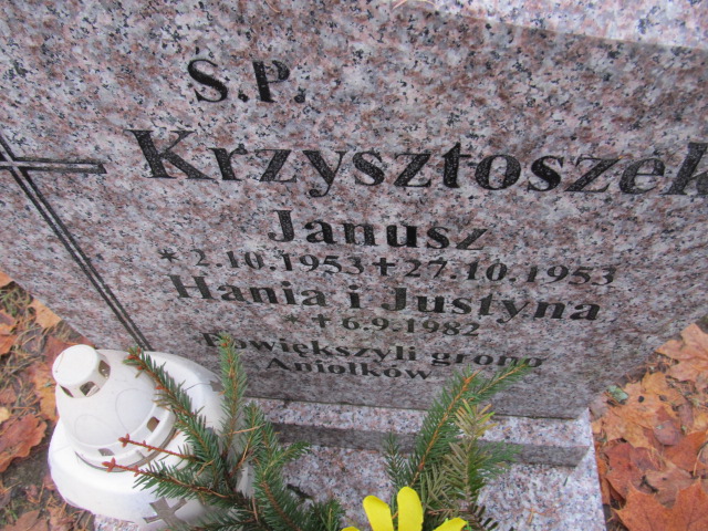 Janusz KRZYSZTOSZEK 1953 Słupsk - Grobonet - Wyszukiwarka osób pochowanych