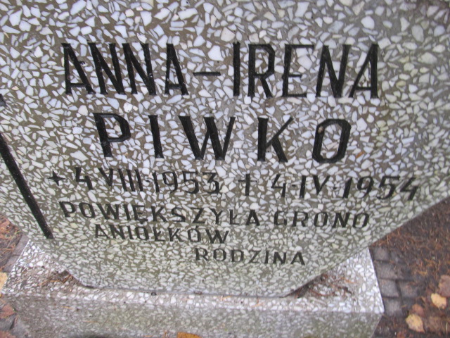 Anna PIWKO 1953 Słupsk - Grobonet - Wyszukiwarka osób pochowanych