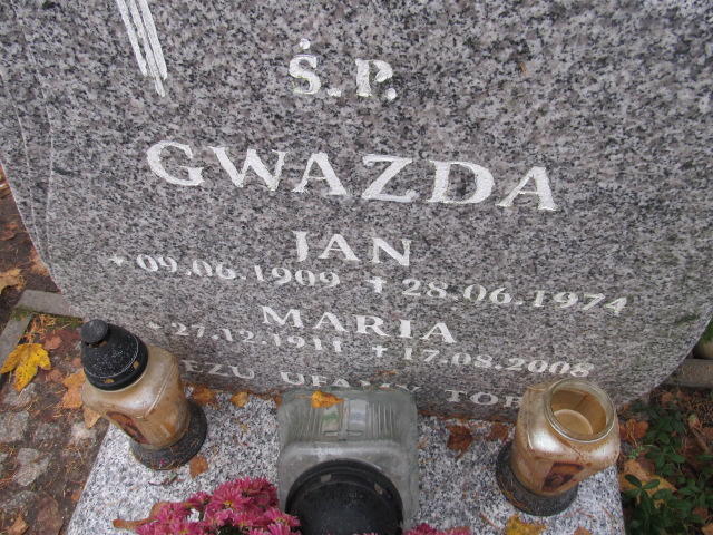 Maria GWAZDA 1911 Słupsk - Grobonet - Wyszukiwarka osób pochowanych