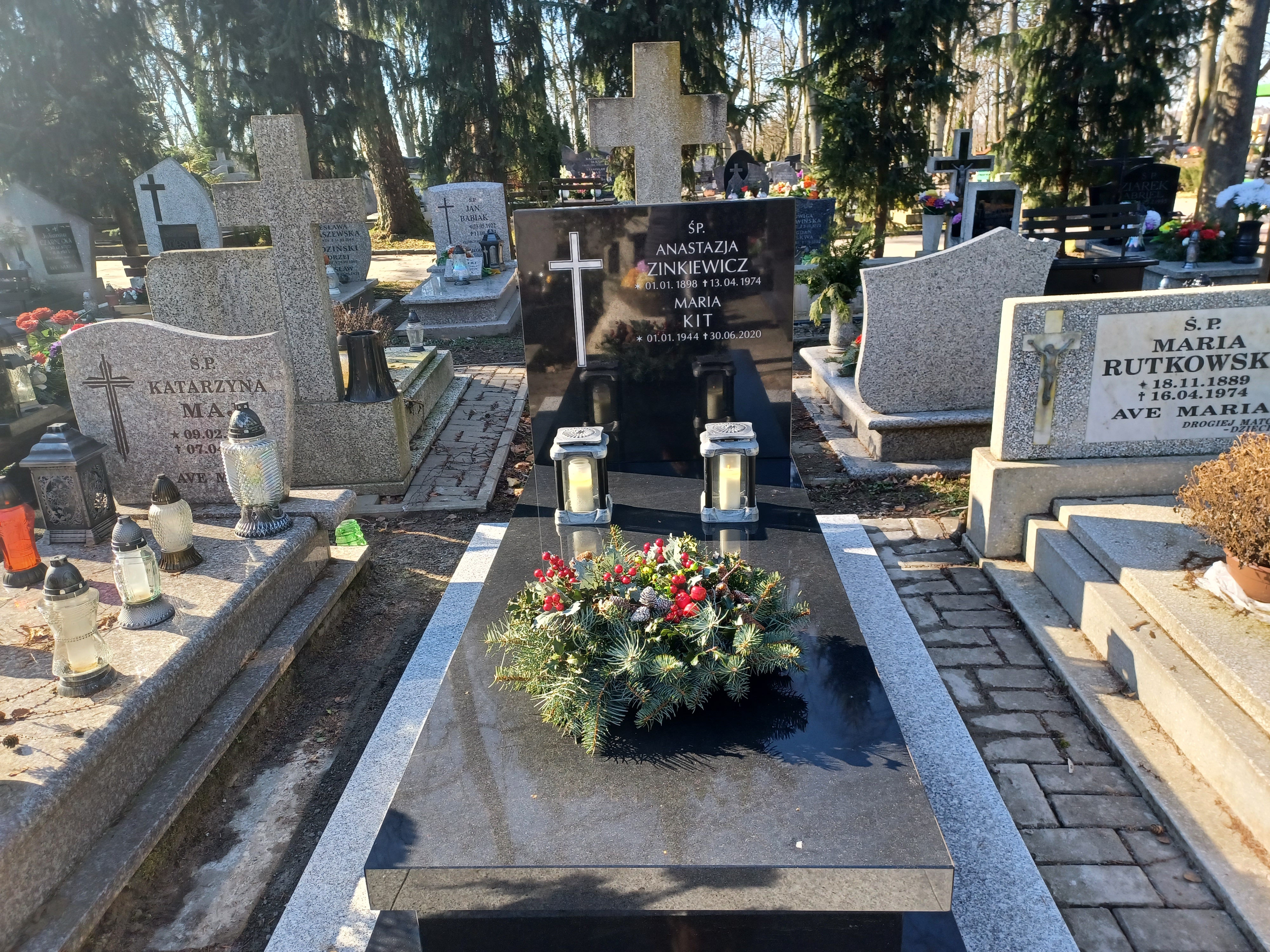 Anastazja ZINKIEWICZ 1898 Słupsk - Grobonet - Wyszukiwarka osób pochowanych