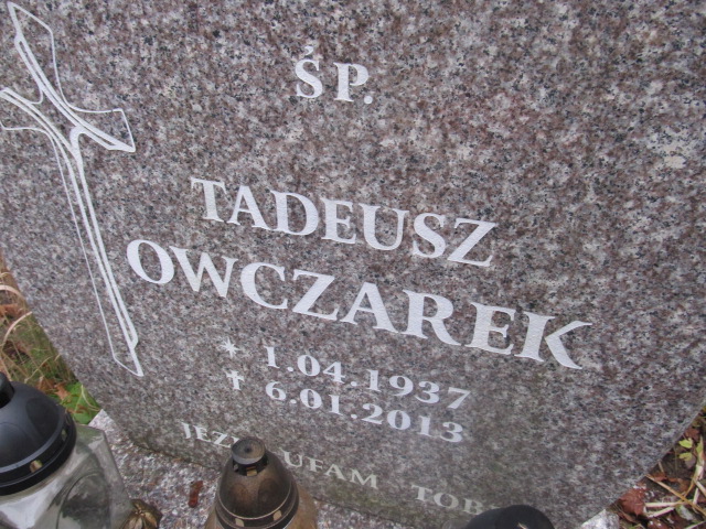 Tadeusz OWCZAREK 1937 Słupsk - Grobonet - Wyszukiwarka osób pochowanych
