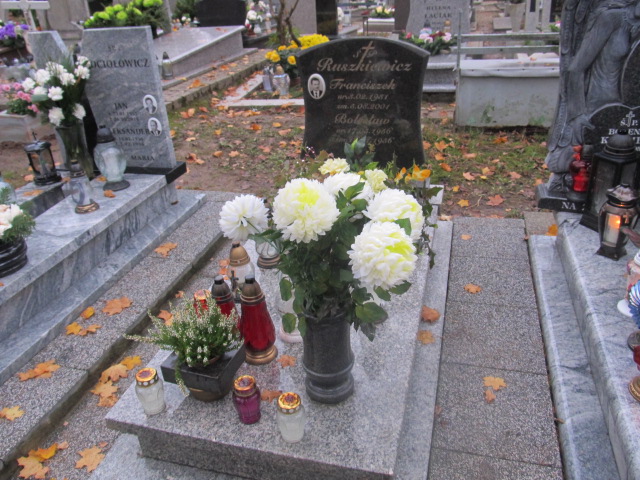Grób CZESŁAWA RUSZKIEWICZ