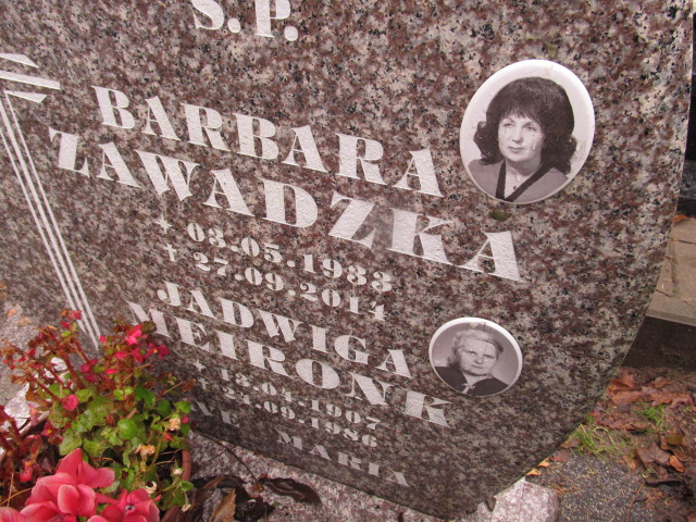 Jadwiga MEIRONK 1907 Słupsk - Grobonet - Wyszukiwarka osób pochowanych