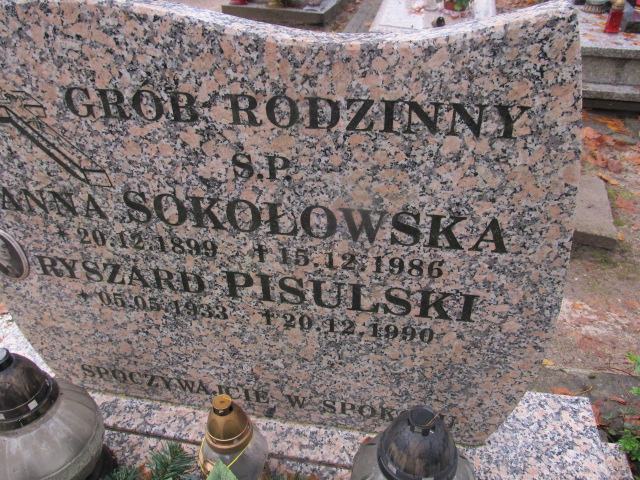 Anna SOKOŁOWSKA 1899 Słupsk - Grobonet - Wyszukiwarka osób pochowanych