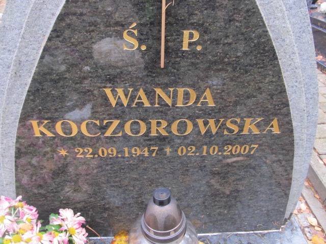 Wanda KOCZOROWSKA 1947 Słupsk - Grobonet - Wyszukiwarka osób pochowanych