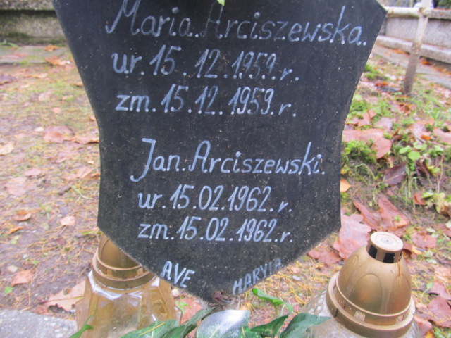 Maria ARCISZEWSKA 1958 Słupsk - Grobonet - Wyszukiwarka osób pochowanych