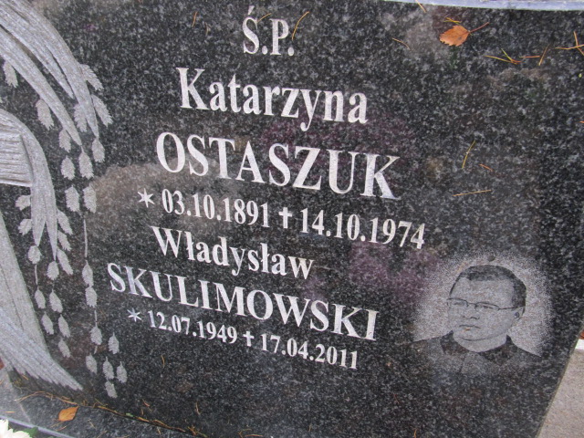 Katarzyna OSTASZUK 1891 Słupsk - Grobonet - Wyszukiwarka osób pochowanych