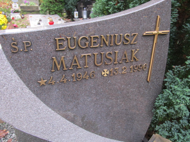 Eugeniusz MATUSIAK 1946 Słupsk - Grobonet - Wyszukiwarka osób pochowanych