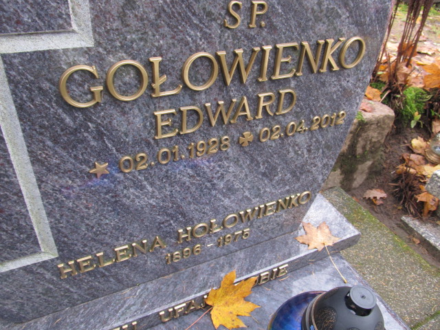 Bronisława GOŁOWIENKO 1932 Słupsk - Grobonet - Wyszukiwarka osób pochowanych