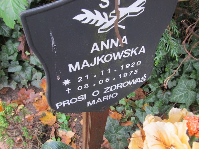 Anna MAJKOWSKA 1920 Słupsk - Grobonet - Wyszukiwarka osób pochowanych