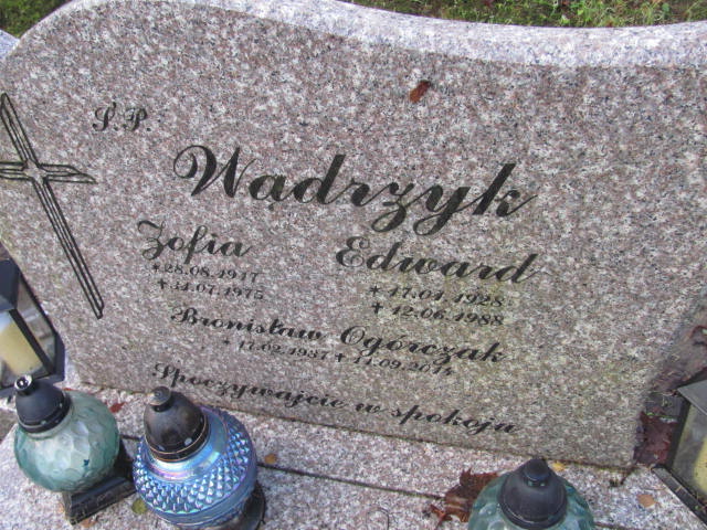 Franciszek WĄDRZYK 1958 Słupsk - Grobonet - Wyszukiwarka osób pochowanych