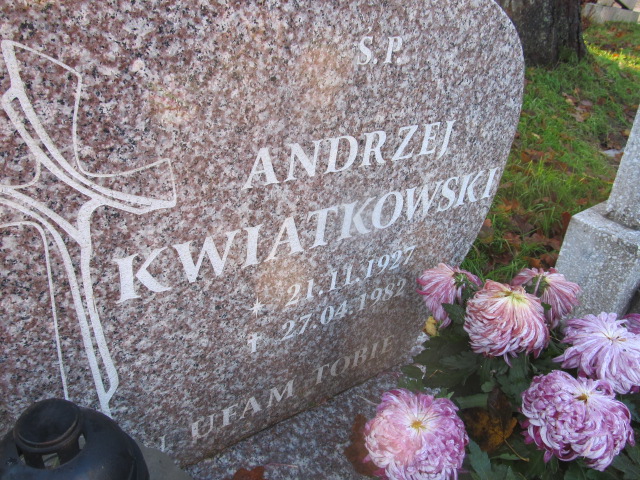 Andrzej KWIATKOWSKI 1927 Słupsk - Grobonet - Wyszukiwarka osób pochowanych