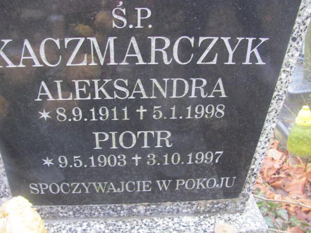 Piotr KACZMARCZYK 1903 Słupsk - Grobonet - Wyszukiwarka osób pochowanych