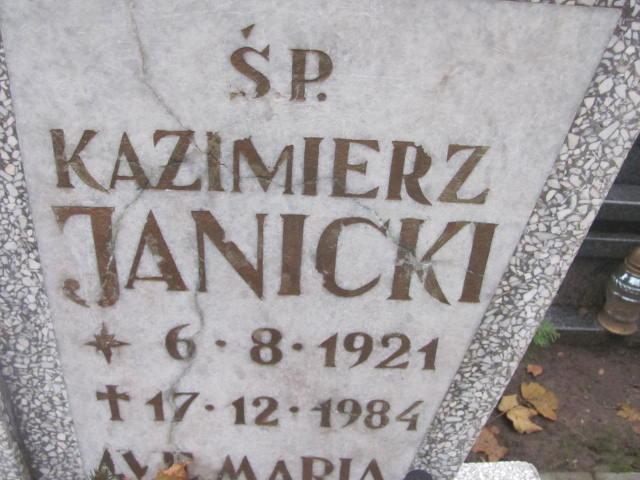 Kazimierz JANICKI 1926 Słupsk - Grobonet - Wyszukiwarka osób pochowanych