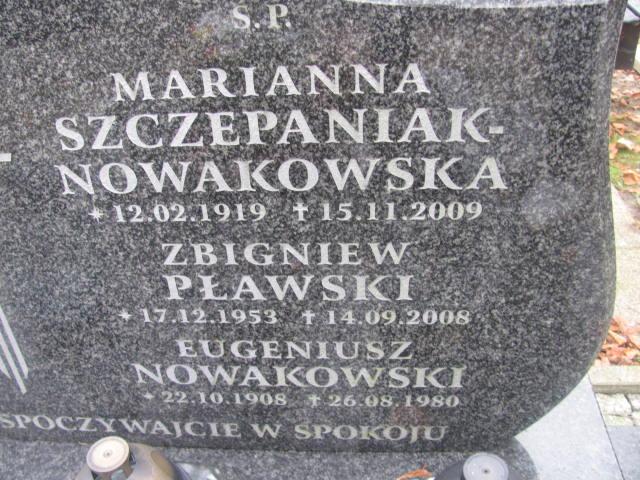 Zbigniew PŁAWSKI 1953 Słupsk - Grobonet - Wyszukiwarka osób pochowanych