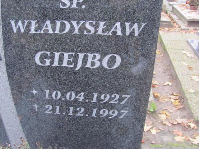 Władysław GIEJBO 1927 Słupsk - Grobonet - Wyszukiwarka osób pochowanych