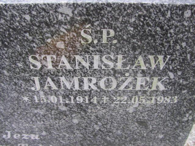 Grób STANISŁAW FRANCISZEK JAMROŻEK