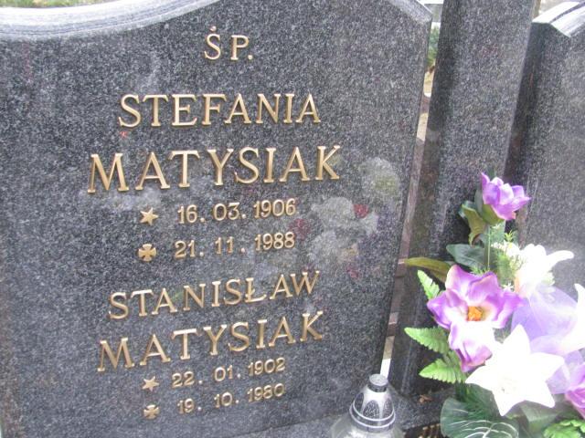 Stefania MATYSIAK 1906 Słupsk - Grobonet - Wyszukiwarka osób pochowanych