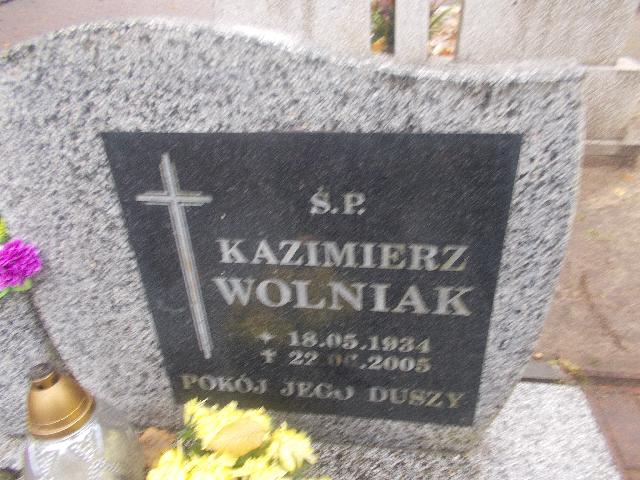 Kazimierz WOLNIAK 1934 Słupsk - Grobonet - Wyszukiwarka osób pochowanych
