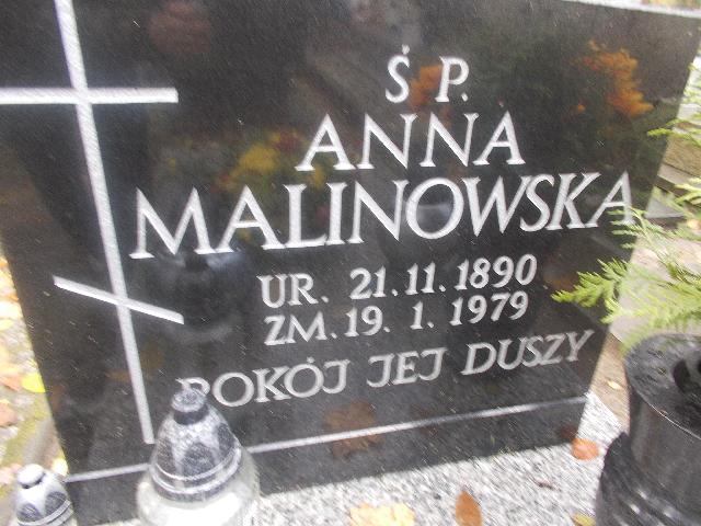 Anna MALINOWSKA 1890 Słupsk - Grobonet - Wyszukiwarka osób pochowanych