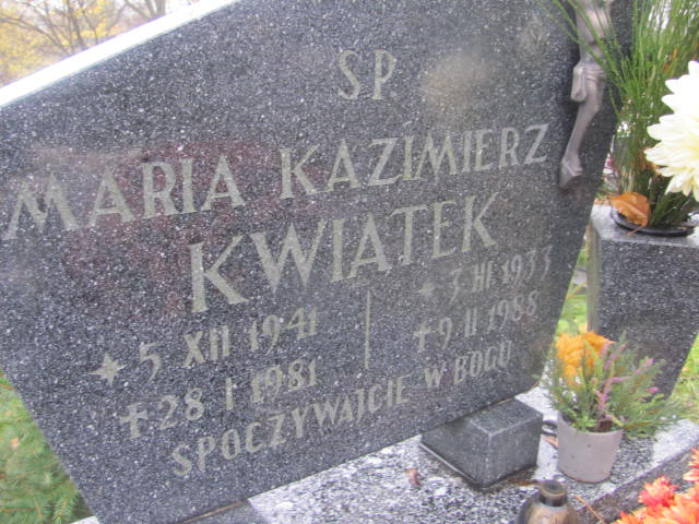 Grób Kazimierz Kwiatek
