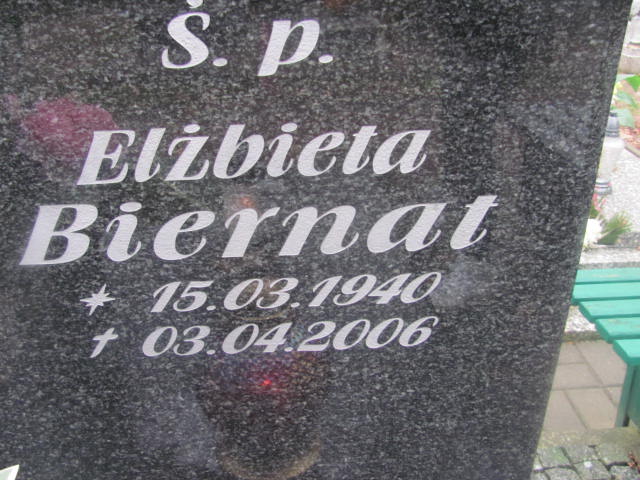 Elżbieta BIERNAT 1940 Słupsk - Grobonet - Wyszukiwarka osób pochowanych