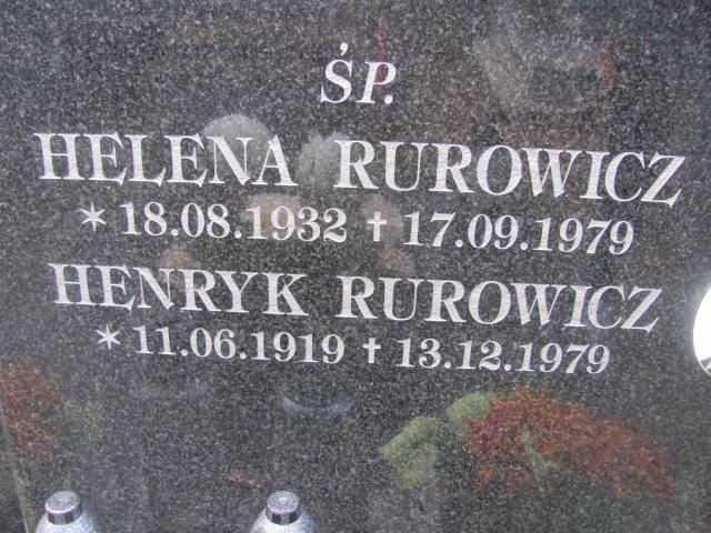 Helena RUROWICZ 1932 Słupsk - Grobonet - Wyszukiwarka osób pochowanych