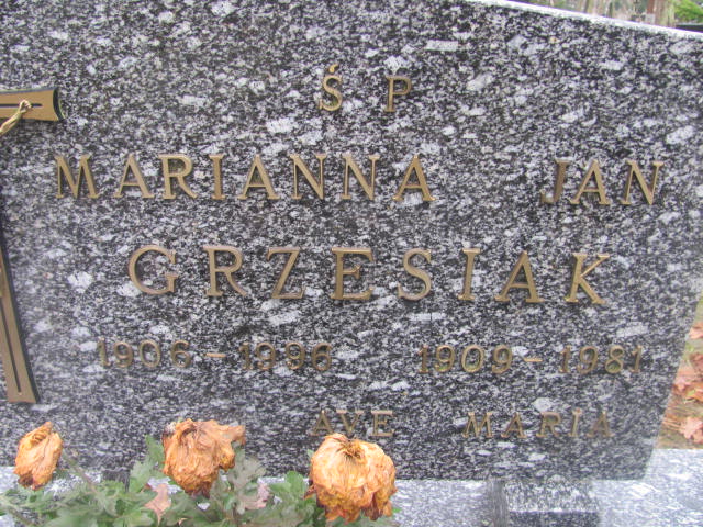 Jan GRZESIAK 1909 Słupsk - Grobonet - Wyszukiwarka osób pochowanych