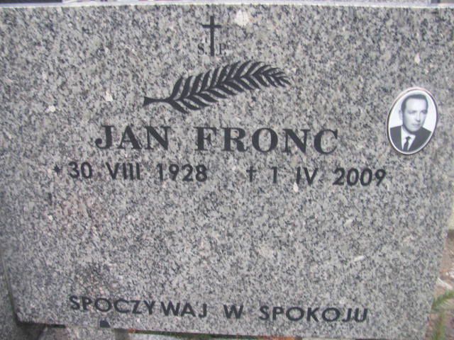 Jan FRONC 1928 Słupsk - Grobonet - Wyszukiwarka osób pochowanych