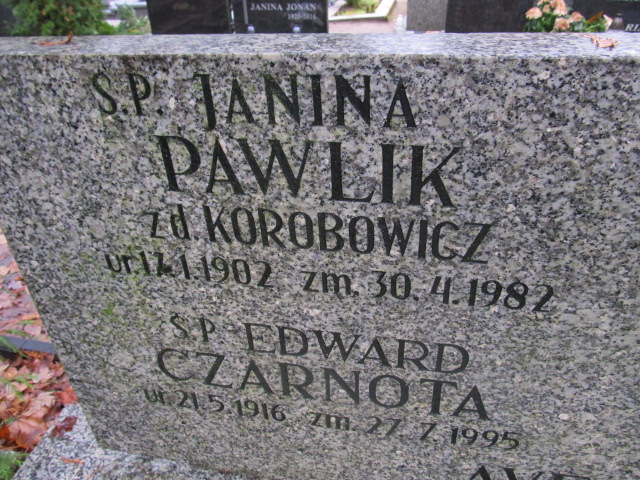 Edward CZARNOTA 1916 Słupsk - Grobonet - Wyszukiwarka osób pochowanych