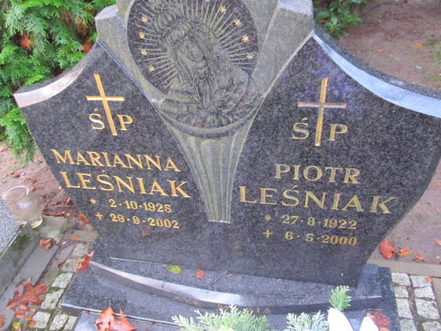Marianna LEŚNIAK 1925 Słupsk - Grobonet - Wyszukiwarka osób pochowanych