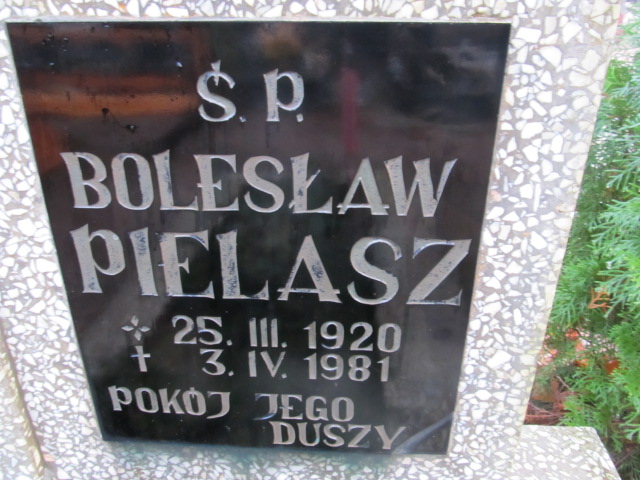 Bolesław PIELASZ 1920 Słupsk - Grobonet - Wyszukiwarka osób pochowanych