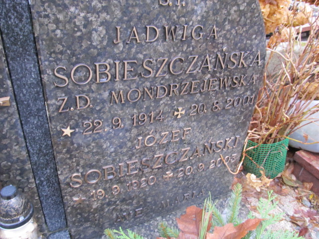 Józef SOBIESZCZAŃSKI 1920 Słupsk - Grobonet - Wyszukiwarka osób pochowanych