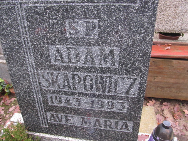 Adam Skapowicz 1943 Słupsk - Grobonet - Wyszukiwarka osób pochowanych