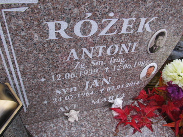 Antoni RÓŻEK 1939 Słupsk - Grobonet - Wyszukiwarka osób pochowanych