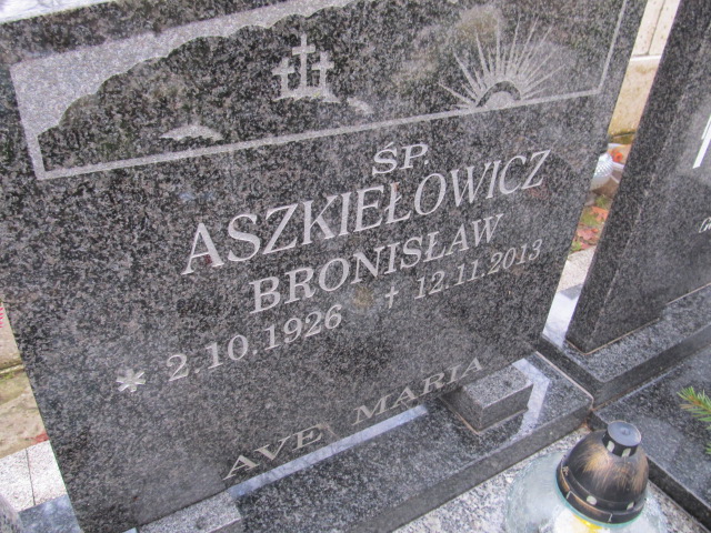 Kazimiera ASZKIEŁOWICZ 1931 Słupsk - Grobonet - Wyszukiwarka osób pochowanych