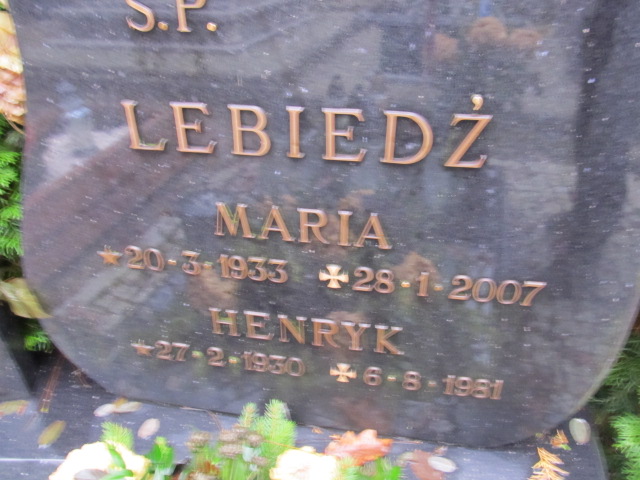 Mieczysław LEBIEDŹ 1958 Słupsk - Grobonet - Wyszukiwarka osób pochowanych