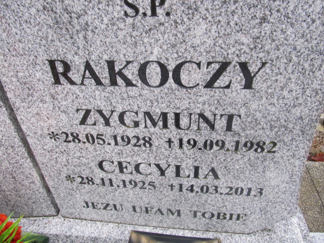 Zygmunt RAKOCZY 1928 Słupsk - Grobonet - Wyszukiwarka osób pochowanych