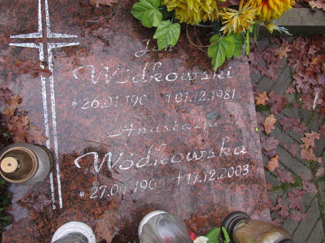 Anastazja WÓDKOWSKA 1905 Słupsk - Grobonet - Wyszukiwarka osób pochowanych