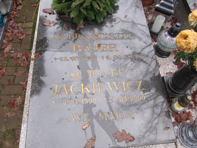 Józef JACKIEWICZ 1900 Słupsk - Grobonet - Wyszukiwarka osób pochowanych