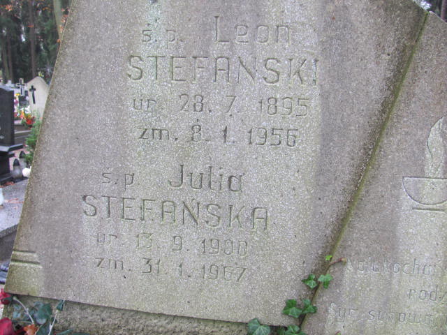 Leon STEFAŃSKI 1895 Słupsk - Grobonet - Wyszukiwarka osób pochowanych