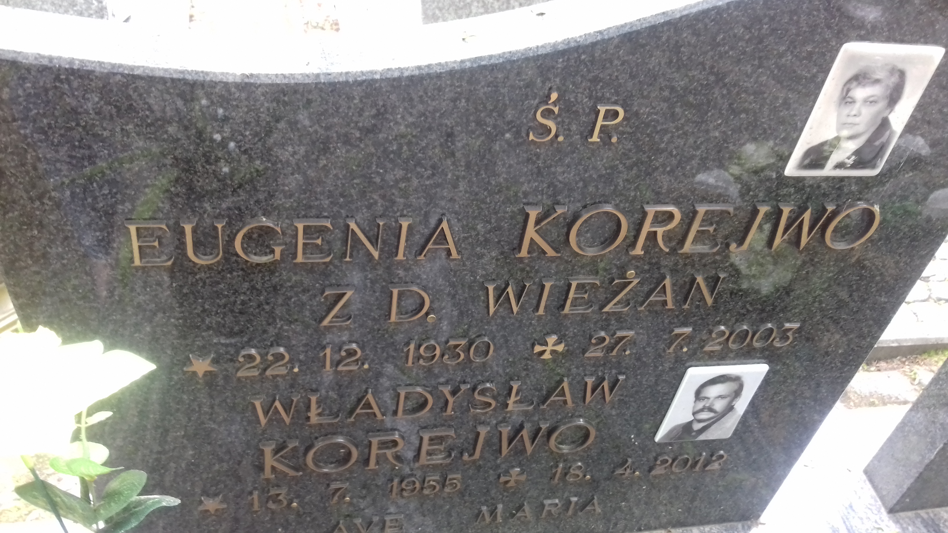 Grób WŁADYSŁAW KOREJWO