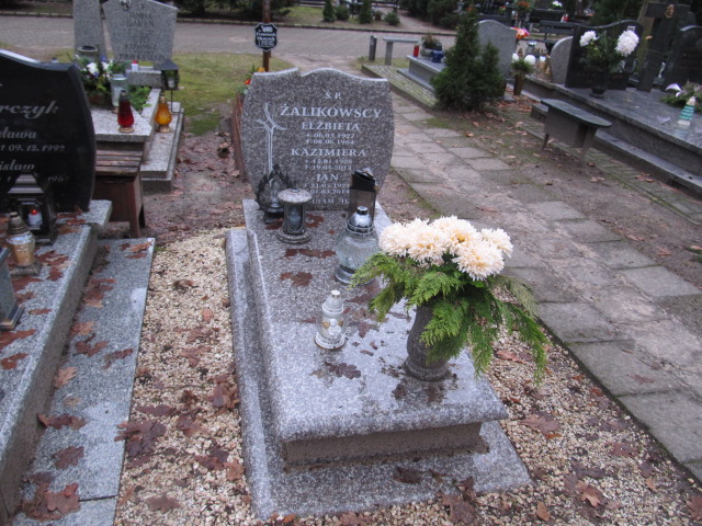 Grób KAZIMIERA ŻALIKOWSKA