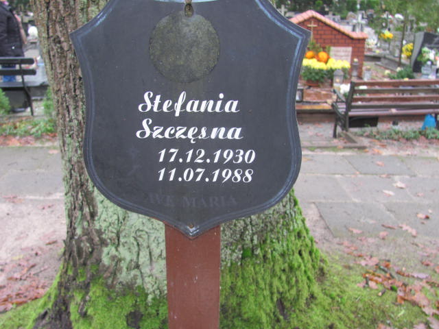 Stefania SZCZĘSNA 1930 Słupsk - Grobonet - Wyszukiwarka osób pochowanych