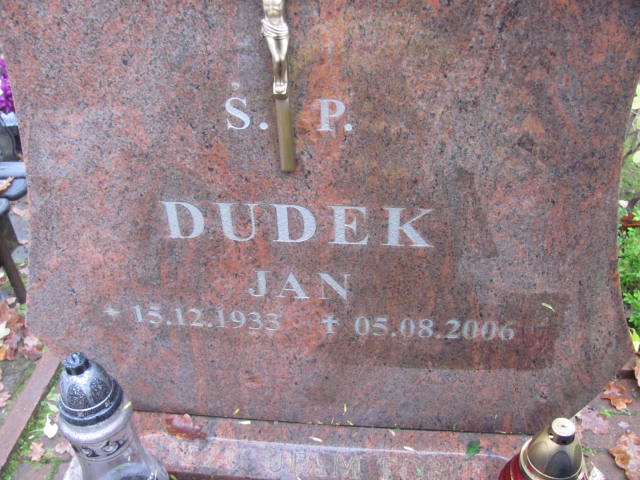 Jan DUDEK 1933 Słupsk - Grobonet - Wyszukiwarka osób pochowanych