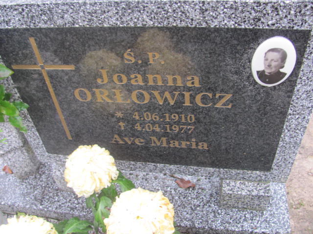 Joanna ORŁOWICZ 1910 Słupsk - Grobonet - Wyszukiwarka osób pochowanych