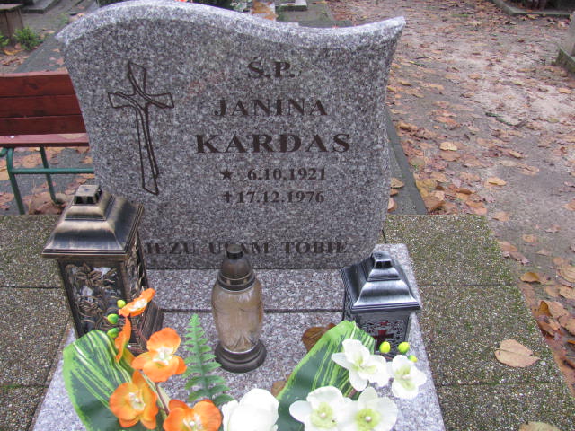 Janina KARDAS 1921 Słupsk - Grobonet - Wyszukiwarka osób pochowanych